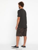 camiseta de manga corta sumergida de la granja a lana vendimia negro Z44ZX119 ropa hombres - Image 2