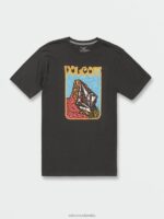 camiseta de manga corta sumergida de la granja a lana vendimia negro Z44ZX119 ropa hombres - Image 4