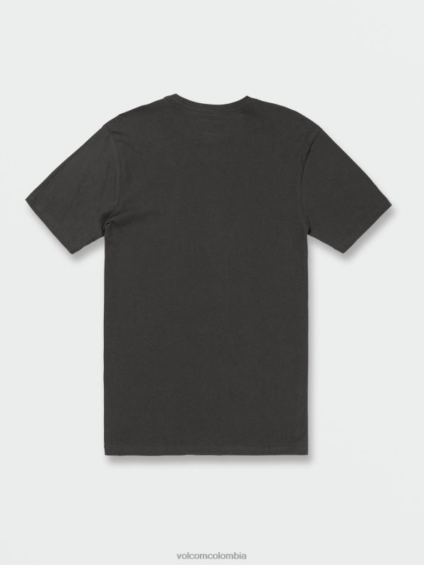 camiseta de manga corta sumergida de la granja a lana vendimia negro Z44ZX119 ropa hombres - Image 7