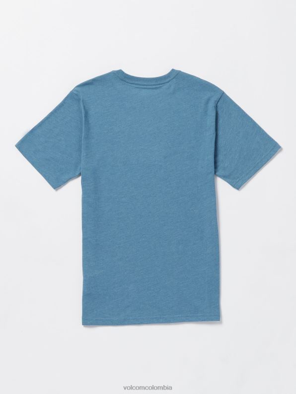 Camiseta de manga corta teñida por inmersión Molcher brezo añil Z44ZX1129 ropa Niños - Image 2