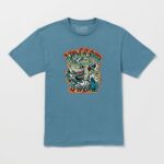 camiseta de manga corta trilladora cresta índigo Z44ZX1126 ropa Niños
