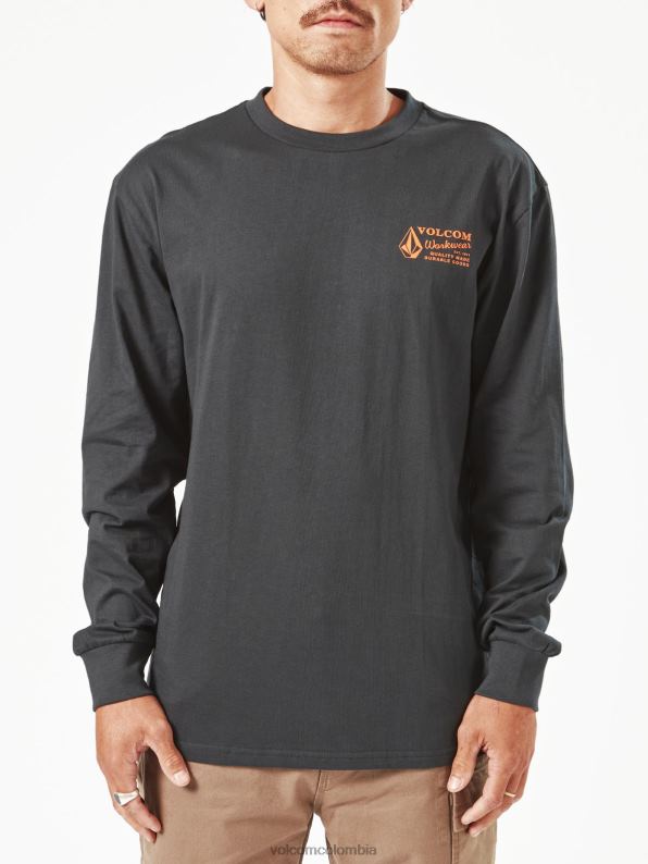 camiseta de manga larga de ropa de trabajo negro Z44ZX111 ropa hombres - Image 12