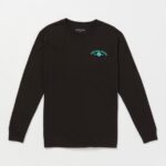 camiseta de manga larga marcher negro Z44ZX30 ropa hombres