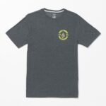 camiseta frita manga corta brezo negro oscuro Z44ZX31 ropa hombres