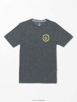 camiseta frita manga corta brezo negro oscuro Z44ZX31 ropa hombres