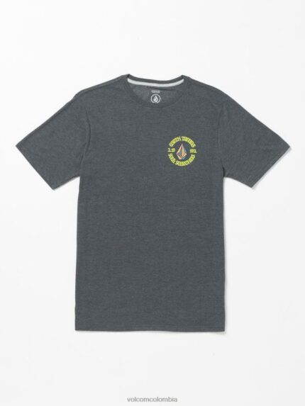 camiseta frita manga corta brezo negro oscuro Z44ZX31 ropa hombres
