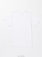 camiseta sólida de manga corta blanco Z44ZX14 ropa hombres - Image 3