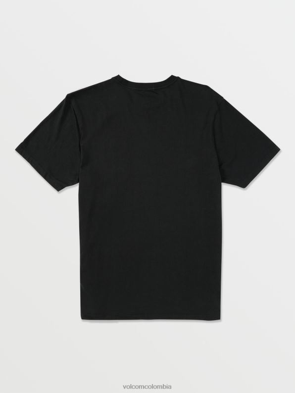 camiseta sólida de manga corta con bolsillo negro Z44ZX109 ropa hombres - Image 3