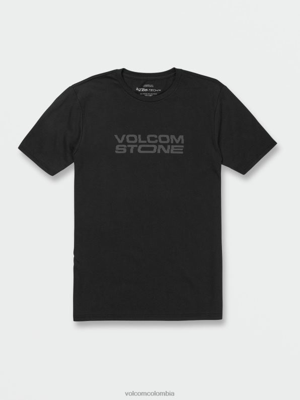 camiseta técnica de manga corta euroslash negro Z44ZX76 ropa hombres - Image 2