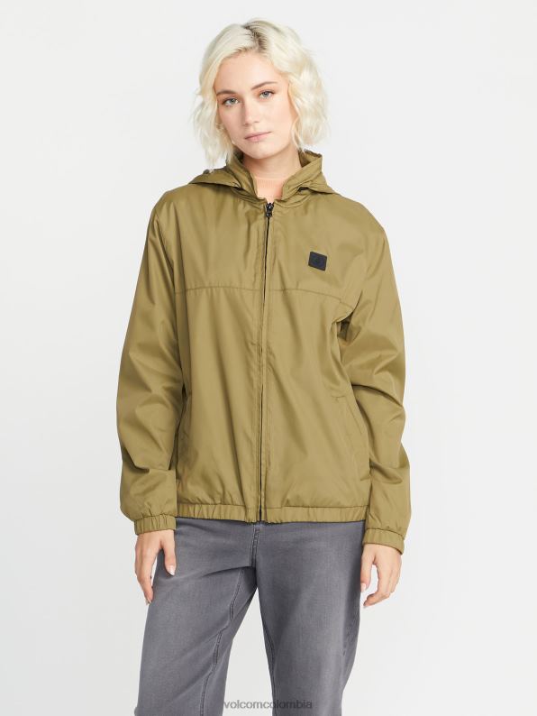 chamarra_con_cremallera_earth_tripper_musgo_z44zx897_ropa_mujer.jpg chamarra con cremallera Earth Tripper musgo Z44ZX897 ropa mujer - Image 1