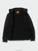 chamarra de forro polar de ropa de trabajo negro Z44ZX192 ropa hombres - Image 6