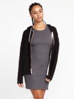 chaqueta con cremallera vivid in lounge negro Z44ZX849 ropa mujer - Image 5