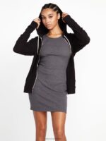 chaqueta con cremallera vivid in lounge negro Z44ZX849 ropa mujer - Image 7