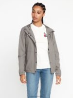 chaqueta de piedra enemiga gris metalizado Z44ZX905 ropa mujer - Image 4