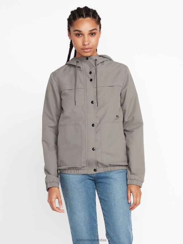 chaqueta_de_piedra_enemiga_gris_metalizado_z44zx905_ropa_mujer.jpg chaqueta de piedra enemiga gris metalizado Z44ZX905 ropa mujer - Image 1