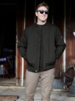 chaqueta de trabajo negro Z44ZX191 ropa hombres