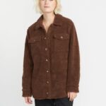 chaqueta sherpa silenciosa chocolate Z44ZX900 ropa mujer