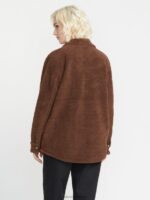 chaqueta sherpa silenciosa chocolate Z44ZX900 ropa mujer - Image 3