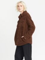 chaqueta sherpa silenciosa chocolate Z44ZX900 ropa mujer - Image 6