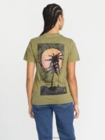ciérralo camiseta de manga corta musgo Z44ZX784 ropa mujer - Image 2