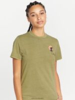 ciérralo camiseta de manga corta musgo Z44ZX784 ropa mujer - Image 4