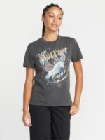 ciérralo camiseta de manga corta negro Z44ZX779 ropa mujer - Image 2