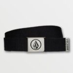 cinturón con tribanda circular negro Z44ZX429 accesorios hombres