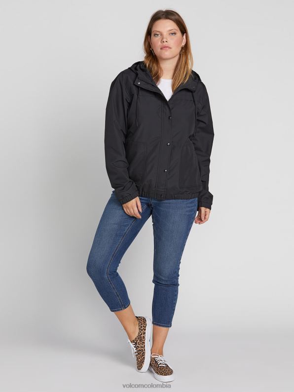 cortavientos de piedra enemigo talla grande negro Z44ZX893 ropa mujer - Image 3