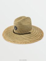 cuarto de sombrero de paja natural Z44ZX388 accesorios hombres - Image 4