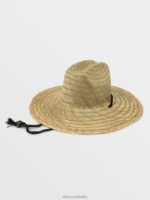 cuarto de sombrero de paja natural Z44ZX388 accesorios hombres - Image 6