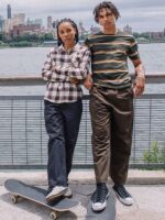 esto que ellos pantalones de skate azul medianoche Z44ZX937 ropa mujer - Image 7