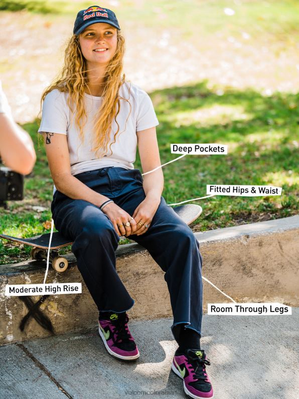 esto_que_ellos_pantalones_de_skate_azul_medianoche_z44zx937_ropa_mujer.jpg esto que ellos pantalones de skate azul medianoche Z44ZX937 ropa mujer - Image 1