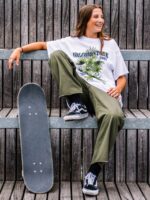 esto que ellos pantalones de skate militar Z44ZX932 ropa mujer