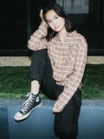 esto que ellos pantalones de skate negro Z44ZX908 ropa mujer - Image 12