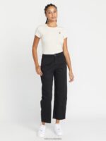 esto que ellos pantalones de skate negro Z44ZX908 ropa mujer - Image 13