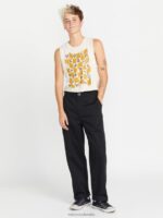 esto que ellos pantalones de skate negro Z44ZX908 ropa mujer - Image 5