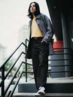 esto que ellos pantalones de skate negro Z44ZX908 ropa mujer - Image 10