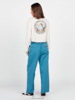 esto que ellos pantalones de skate puerto azul Z44ZX906 ropa mujer - Image 3
