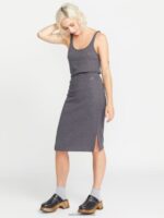 falda de canalé vivid in lounge negro Z44ZX916 ropa mujer - Image 9