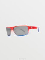 gafas de sol de clase corporativa estrellas y rayas/espejo plateado Z44ZX455 exterior unisexo - Image 2