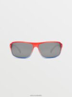gafas de sol de clase corporativa estrellas y rayas/espejo plateado Z44ZX455 exterior unisexo