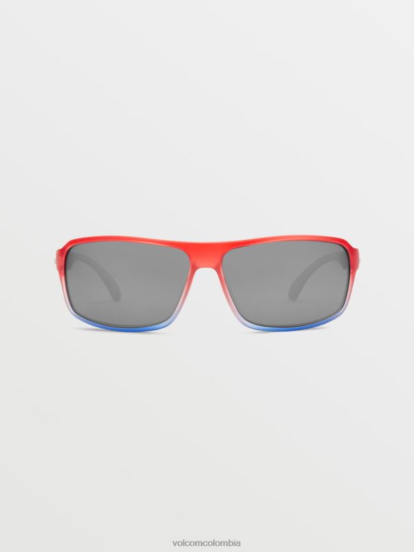 gafas de sol de clase corporativa estrellas y rayas/espejo plateado Z44ZX455 exterior unisexo - Image 1