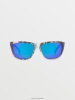 gafas de sol de plasma calaveras/espejo azul Z44ZX537 exterior unisexo