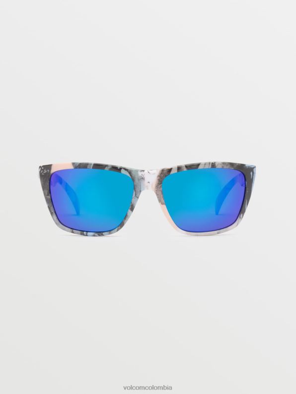 gafas de sol de plasma calaveras/espejo azul Z44ZX537 exterior unisexo - Image 1