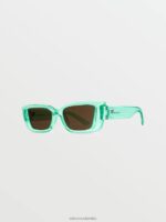 gafas de sol de tierra extraña verde azulado brillante/bronce Z44ZX509 exterior unisexo - Image 2