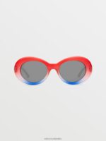 gafas de sol drogadas estrellas y rayas/espejo plateado Z44ZX519 exterior unisexo