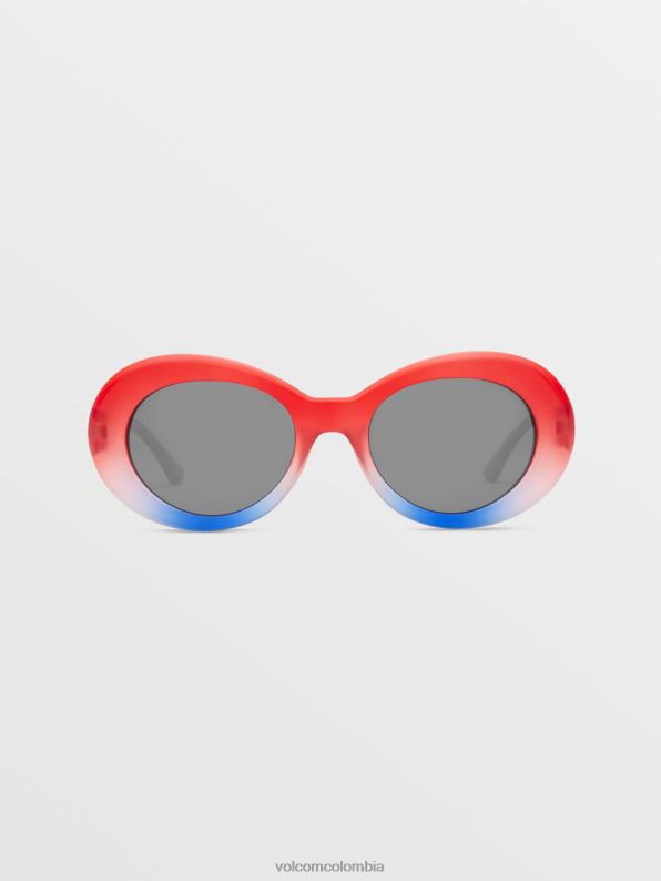 gafas de sol drogadas estrellas y rayas/espejo plateado Z44ZX519 exterior unisexo - Image 1