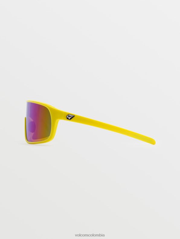 gafas de sol machistas espejo brillante amarillo-aguamarina/arcoíris Z44ZX501 exterior unisexo - Image 5