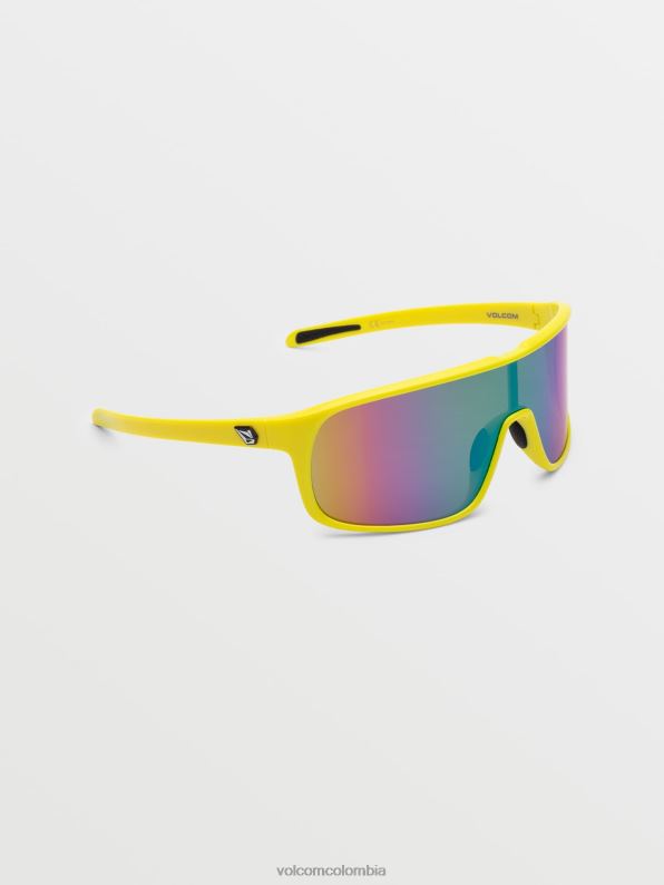 gafas de sol machistas espejo brillante amarillo-aguamarina/arcoíris Z44ZX501 exterior unisexo - Image 6