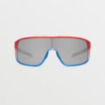 gafas de sol machistas estrellas y rayas/espejo plateado Z44ZX472 exterior unisexo